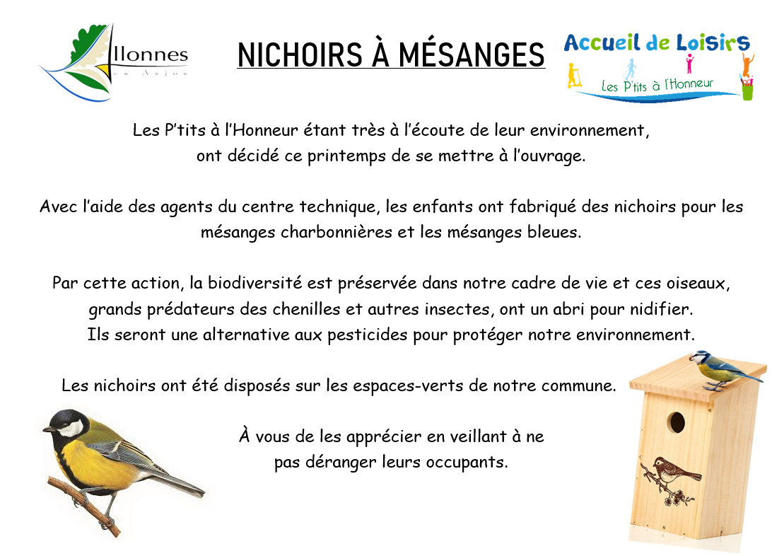 nichoirs a mesanges